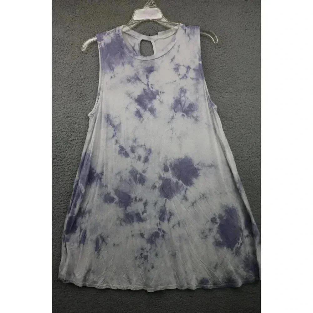 Peach Love California Women's Lounge Dress-Tye Dye-Size Large-Boho